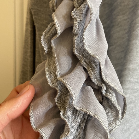 Beautiful heather Grey open style cardigan in size M - Picture 2 of 8